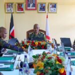Chief of the Defence Forces General Charles Kahariri chairs the 73rd Kenya Ordnance Factories Corporation Board of Directors meeting in Eldoret. (Photo: Kenya Ministry of Defence)