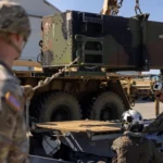 U.S. Marines and Army personnel handle a PAC-3 training canister. Tungsten components from domestic suppliers like The Elmet Group provide foundational materials for PAC-3 missile production. (Photo: Lance Cpl. Sav Ford / U.S. Marine Corps / DVIDS)