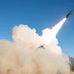 A U.S. Army M270A2 launcher executes a production qualification test firing of the Precision Strike Missile (PrSM) at White Sands Missile Range, New Mexico. (Photo: Darrell Ames / U.S. Army / DVIDS)